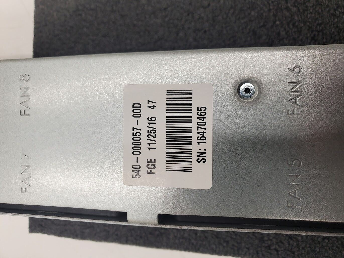 Palo Alto Networks PA-5000 Series Fan Tray 540-000057-00D Working Pull, Clean