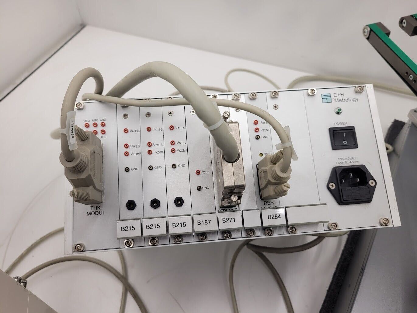 E+H Metrology MX 152 Wafer Thickness Measurement System Siemens PC Win 7 OS