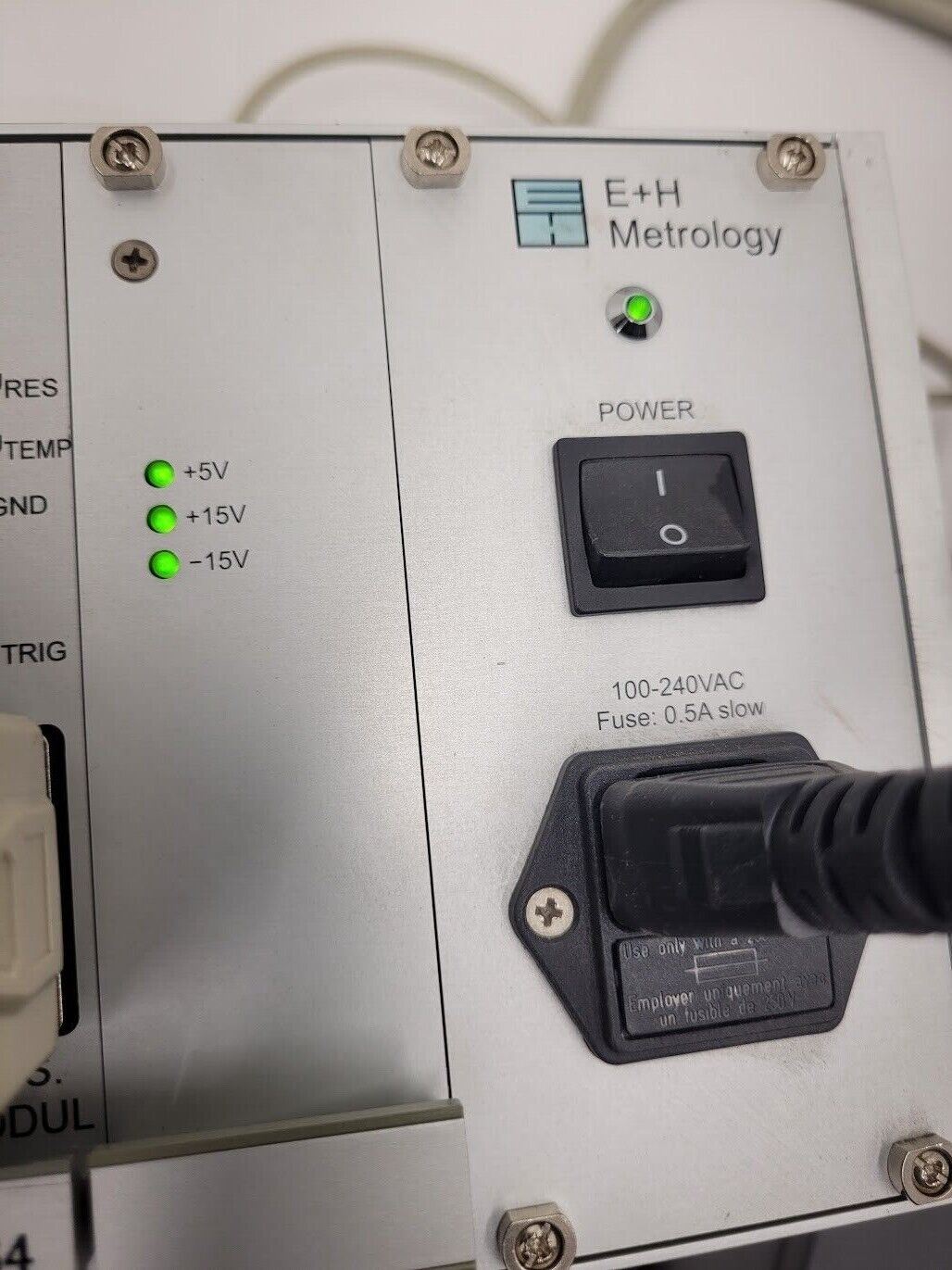 E+H Metrology MX 152 Wafer Thickness Measurement System Siemens PC Win 7 OS