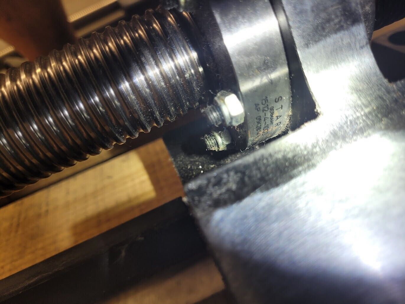 STAR Germany 1512-4-1003 Precision Ball Screw AP 05K28.143 40mm x 5mm R x 3.5-5