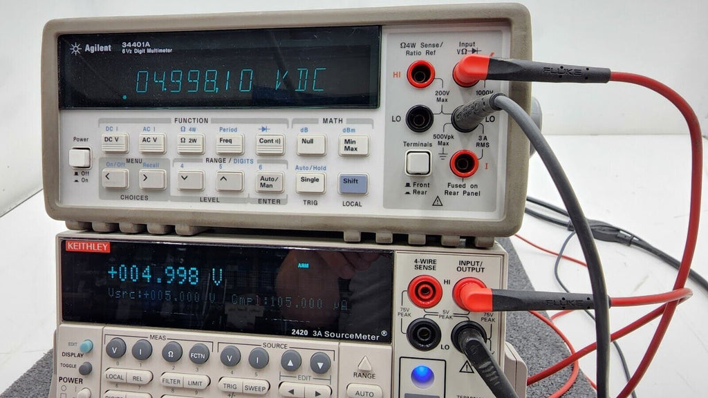 KEITHLEY 2420 3A SOURCEMETER 60V 60W Tested Working SMU