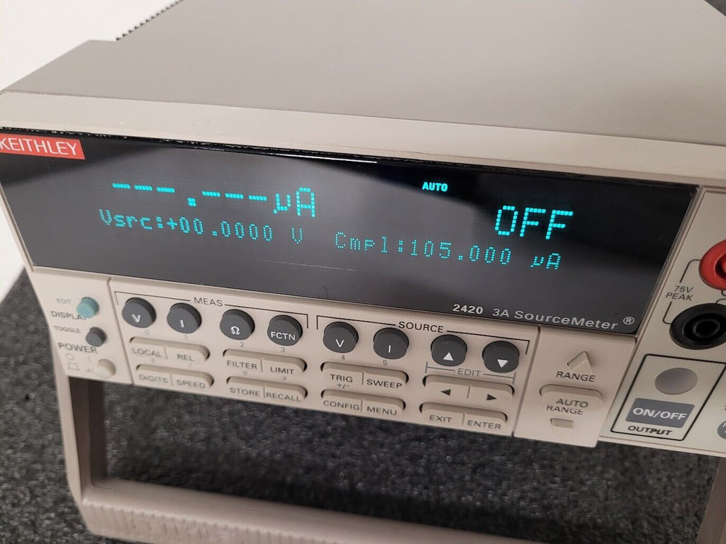 KEITHLEY 2420 3A SOURCEMETER 60V 60W Tested Working SMU