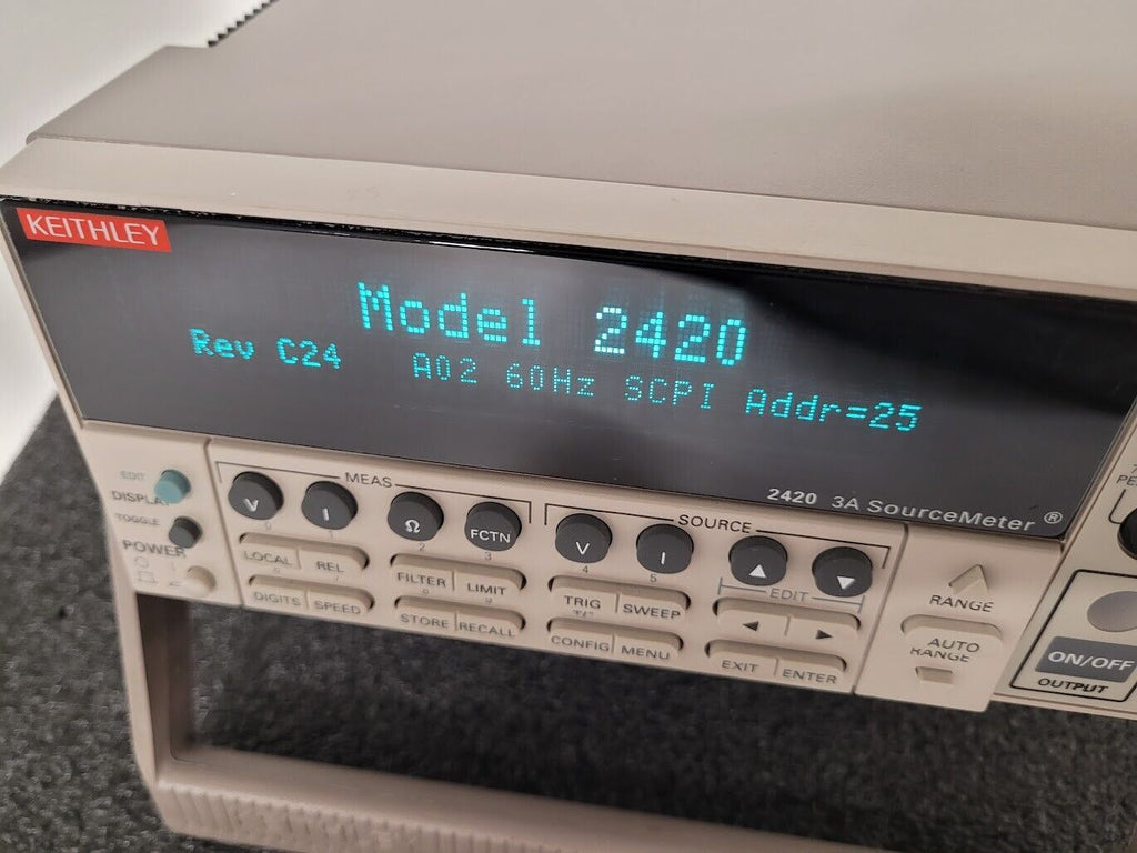 KEITHLEY 2420 3A SOURCEMETER 60V 60W Tested Working SMU