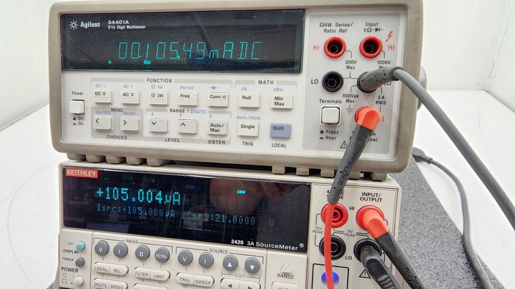 KEITHLEY 2420 3A SOURCEMETER 60V 60W Tested Working SMU