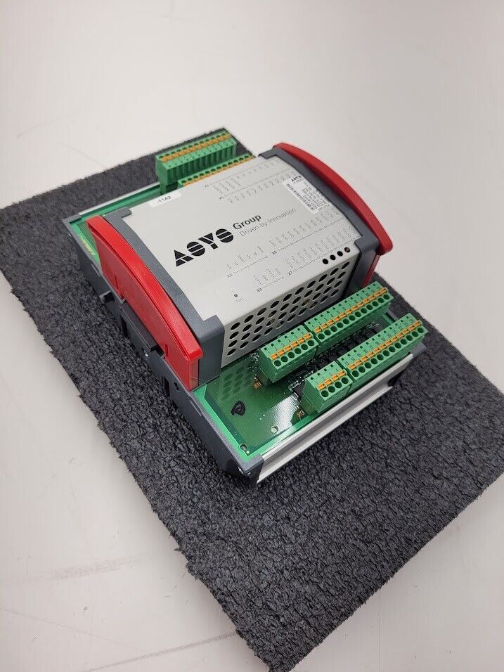 ASYS QDIO 24/24/2 PLC Controller 24VDC 8A 24 Output 24 Input 4 wire encoder IN