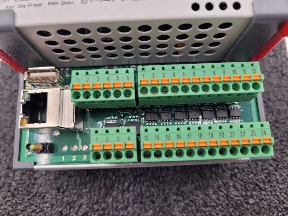 ASYS CEDIO-P PLC Control Module 24VDC 8A 24/24/2-1131 24 DIO RS232 CAN ENET USB