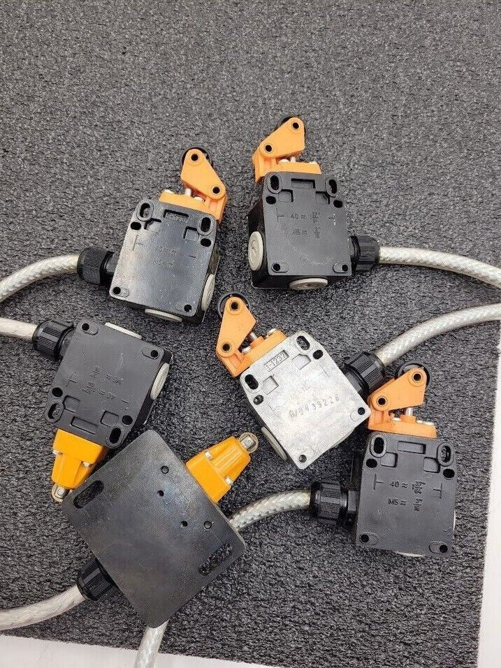 Lot of 6 Siemens Roller Rolling Contact Switch 3SE3 100-1E, 3SE3 100-1D