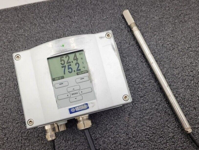 Vaisala Humidity And Temperature Transmitter HMT335 with Probe Tested Working
