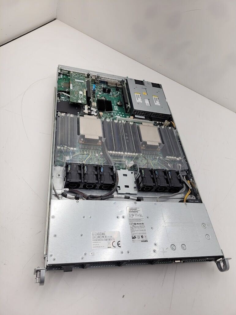 Intel S2600GZ 1U 8-Bay SFF Workstation Server 2X E5-2630v2 128Gb RAM HBA Tested