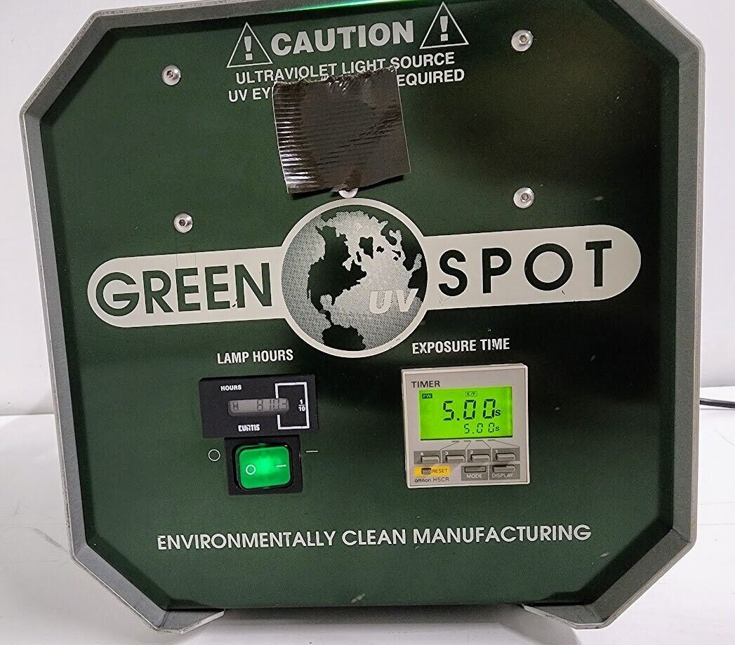 American Ultraviolet GREEN SPOT UV Curing System w/ Timer INCLUDES LAMP