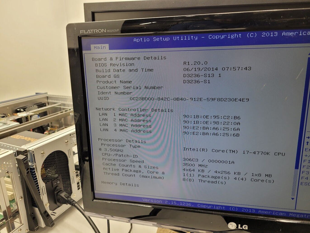 2x Polytec DMS Data Management System PC only No HDD No software Power On Tested