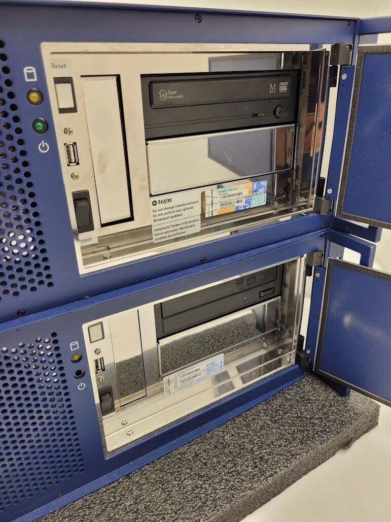 2x Polytec DMS Data Management System PC only No HDD No software Power On Tested