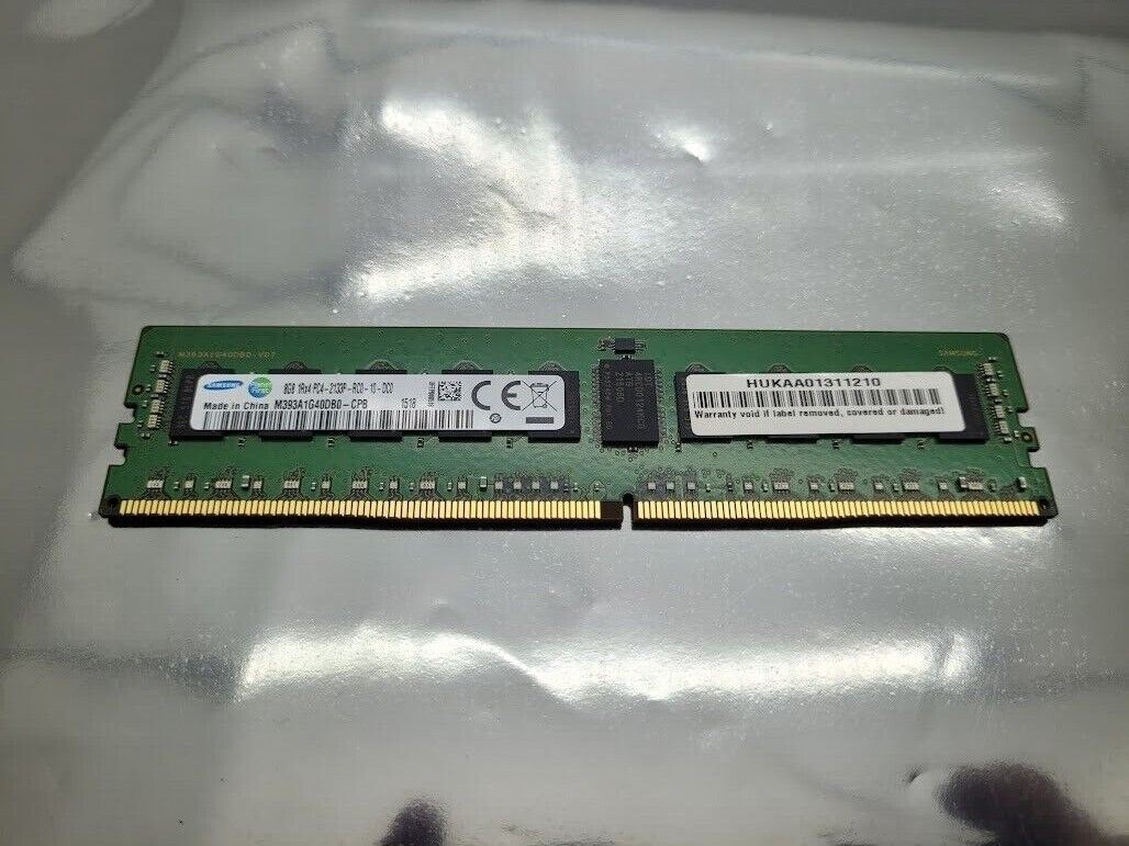 Samsung 8GB 1Rx4 DDR4-2133 PC4-2133P PC4-17000R REG ECC M393A1G40DB0-CPB Memory