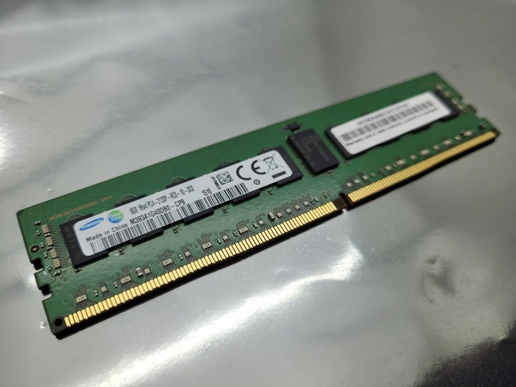 Samsung 8GB 1Rx4 DDR4-2133 PC4-2133P PC4-17000R REG ECC M393A1G40DB0-CPB Memory