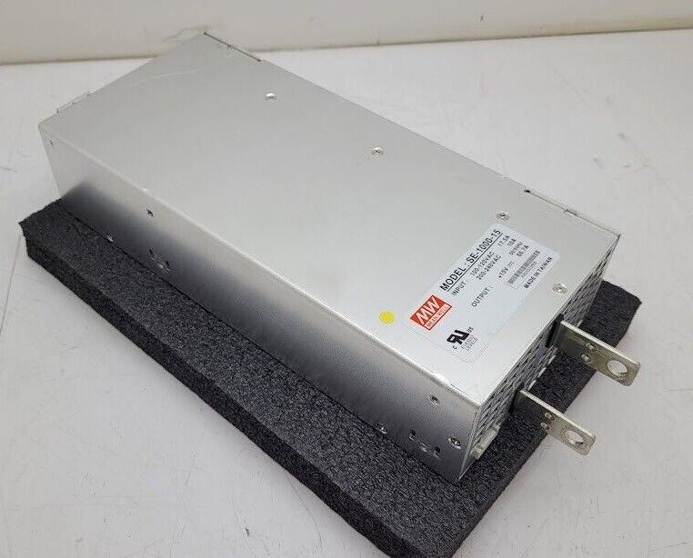 MW Mean Well SE-1000-15 Switching Power Supply 15VDC 66.7A 100-220VAC Input
