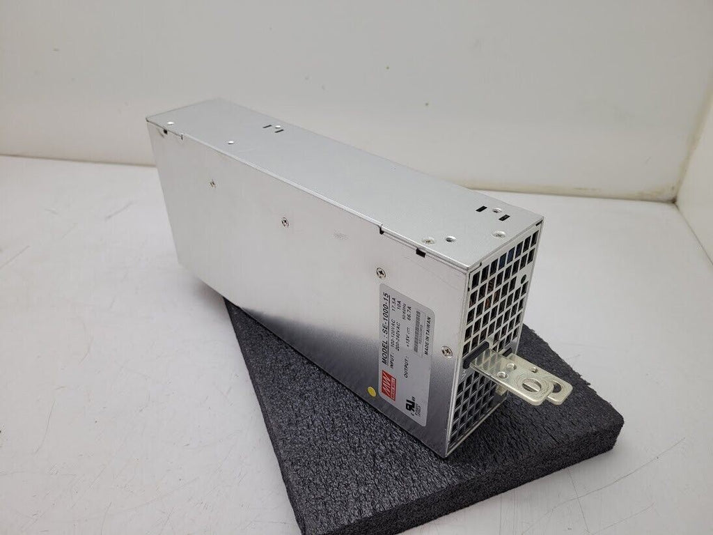 MW Mean Well SE-1000-15 Switching Power Supply 15VDC 66.7A 100-220VAC Input