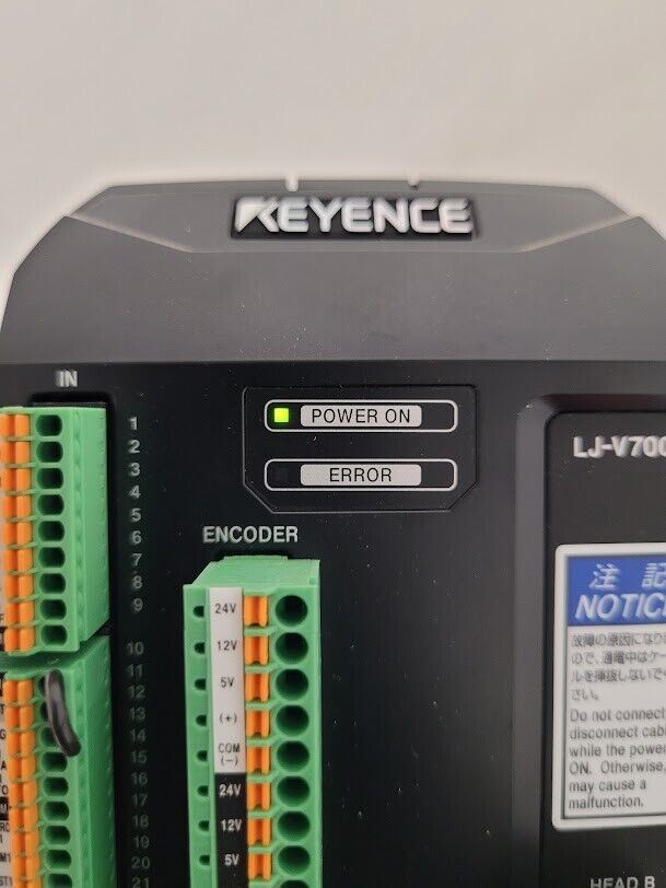 Keyence LJ-V7001 2x LJ-V7020 High-speed 2D Laser Profiler Diffuse Reflection