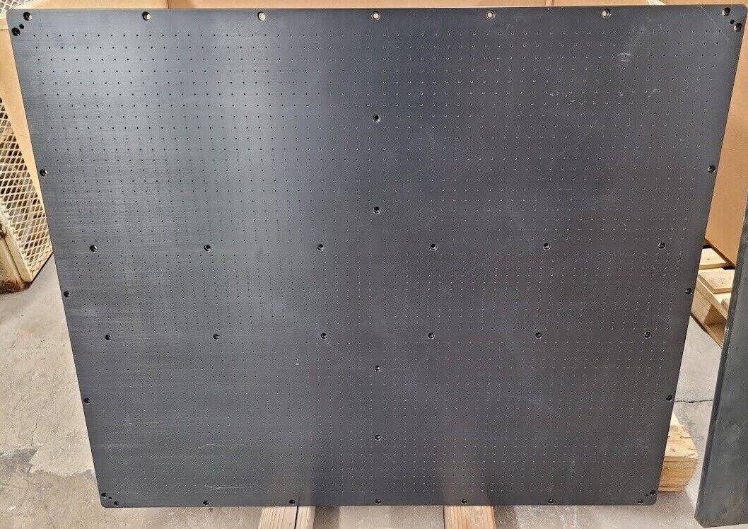 Aluminum Vacuum Hold Down / Float Table 34" x 40" Venturi Generators SMC Piping