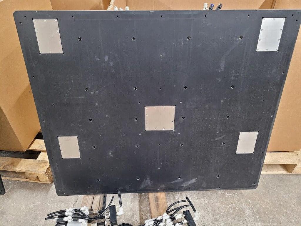 Aluminum Vacuum Hold Down / Float Table 34" x 40" Venturi Generators SMC Piping