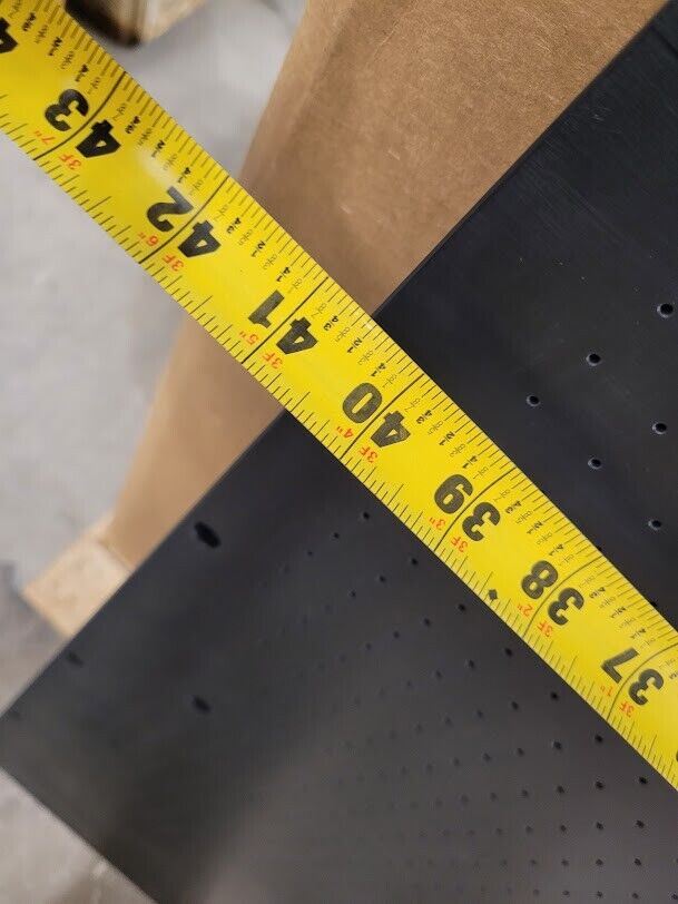 Aluminum Vacuum Hold Down / Float Table 34" x 40" Venturi Generators SMC Piping