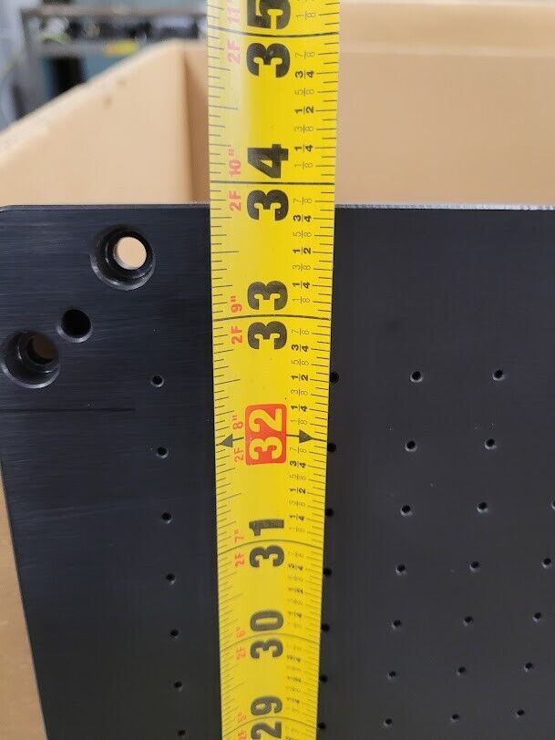 Aluminum Vacuum Hold Down / Float Table 34" x 40" Venturi Generators SMC Piping