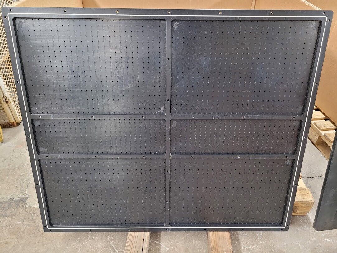 Aluminum Vacuum Hold Down / Float Table 34" x 40" Venturi Generators SMC Piping