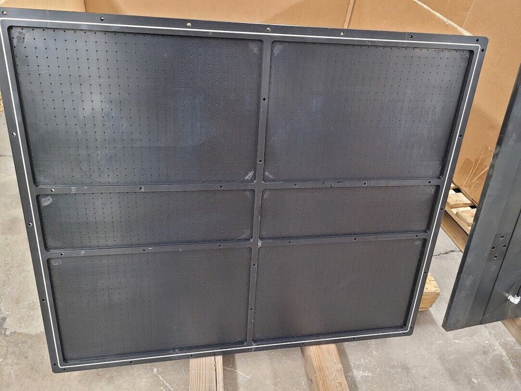 Aluminum Vacuum Hold Down / Float Table 34" x 40" Venturi Generators SMC Piping