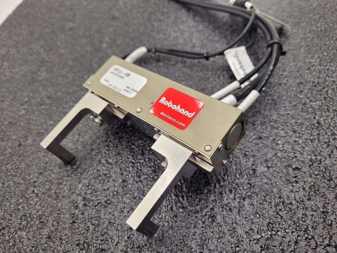 Destaco Robohand RPLC-4M Low Profile Cleanroom Parallel Gripper Jaw 1" Stroke