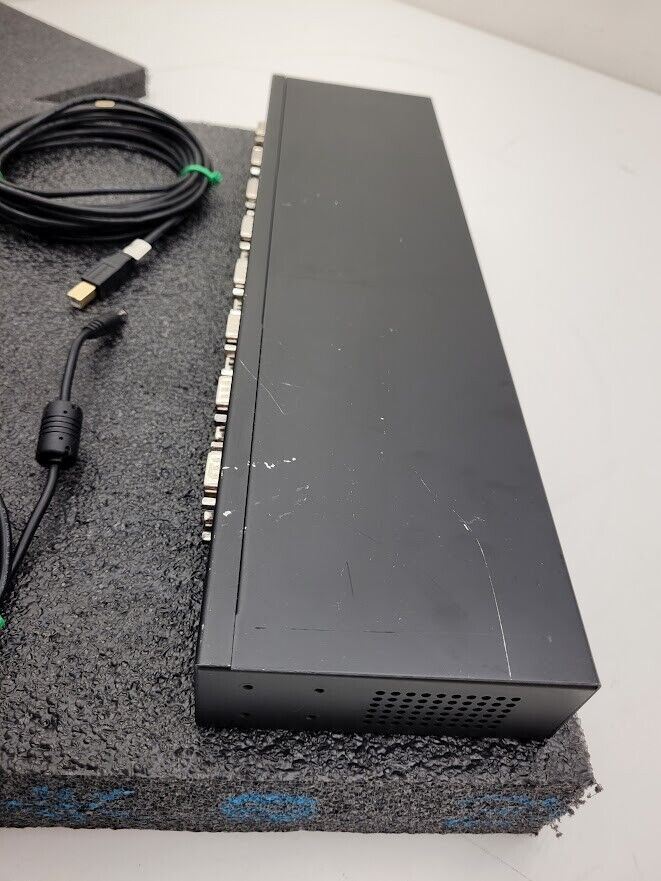StarTech ICUSB23216FD 16-Port USB-to-Serial Adapter Hub - Black