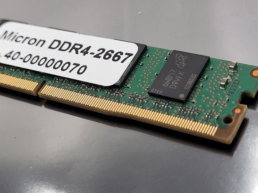 Mircon MTA9ADF1G72AKIZ-2G6B1ZI 8GB (x72, ECC, SR) DDR4 SDRAM VLP MiniUDIMM RAM