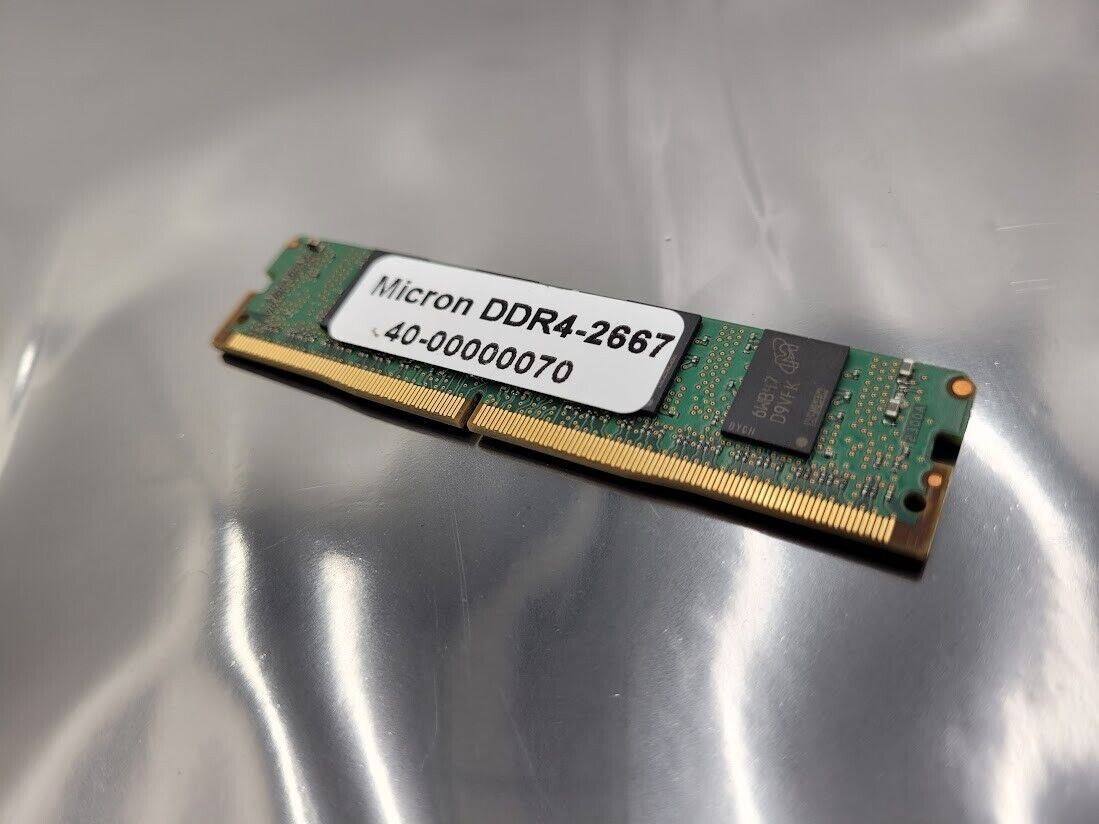 Mircon MTA9ADF1G72AKIZ-2G6B1ZI 8GB (x72, ECC, SR) DDR4 SDRAM VLP MiniUDIMM RAM