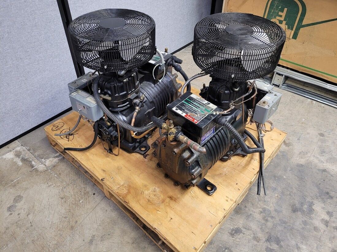 Lot of 2 Copeland Refridgerant Compressors NRD10310TFD 3HP 480VAC 23K BTU