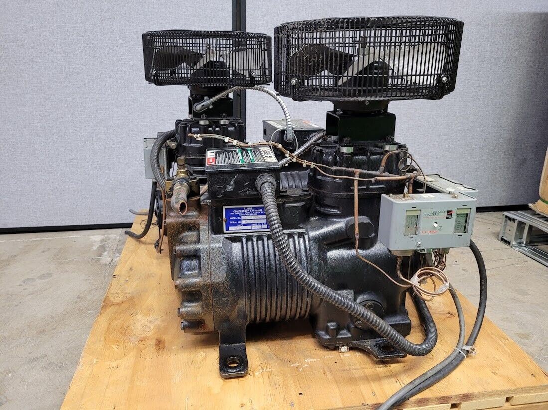 Lot of 2 Copeland Refridgerant Compressors NRD10310TFD 3HP 480VAC 23K BTU