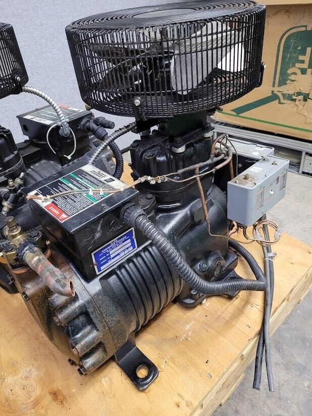 Lot of 2 Copeland Refridgerant Compressors NRD10310TFD 3HP 480VAC 23K BTU