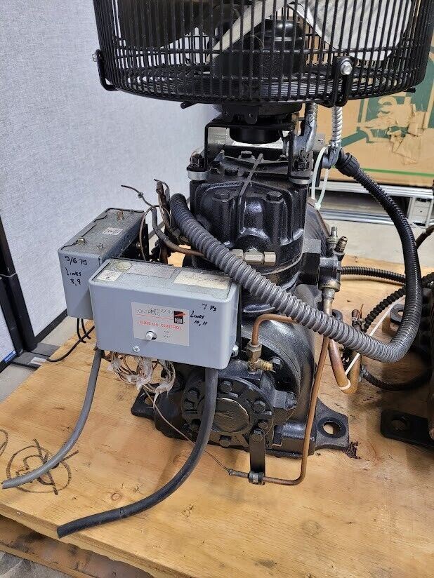 Lot of 2 Copeland Refridgerant Compressors NRD10310TFD 3HP 480VAC 23K BTU