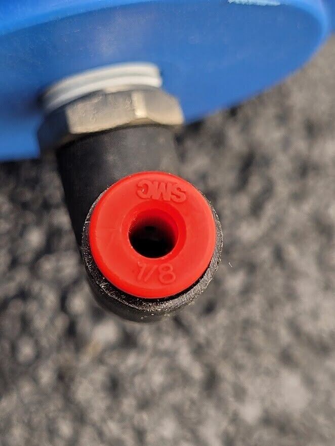 Plast-O-Matic 1"  Air / Spring Actuator Valve ABVS 1.6 Viton Seals