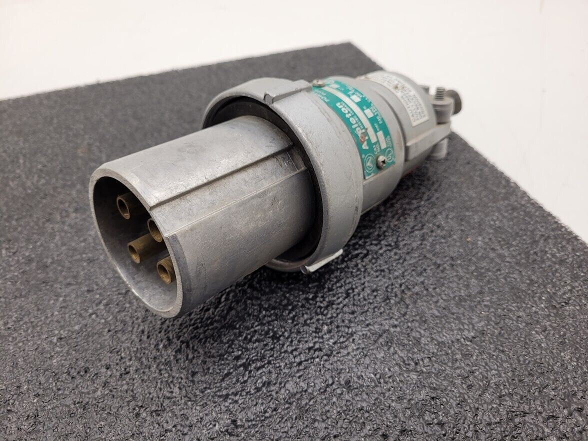 Appleton Powertite Plug ACP6044BC 60 Amp 4W 4P Male Plug 250VDC 600VAC