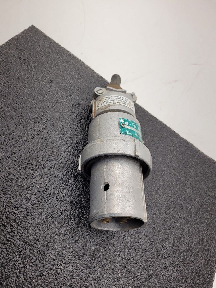 Appleton Powertite Plug ACP6044BC 60 Amp 4W 4P Male Plug 250VDC 600VAC