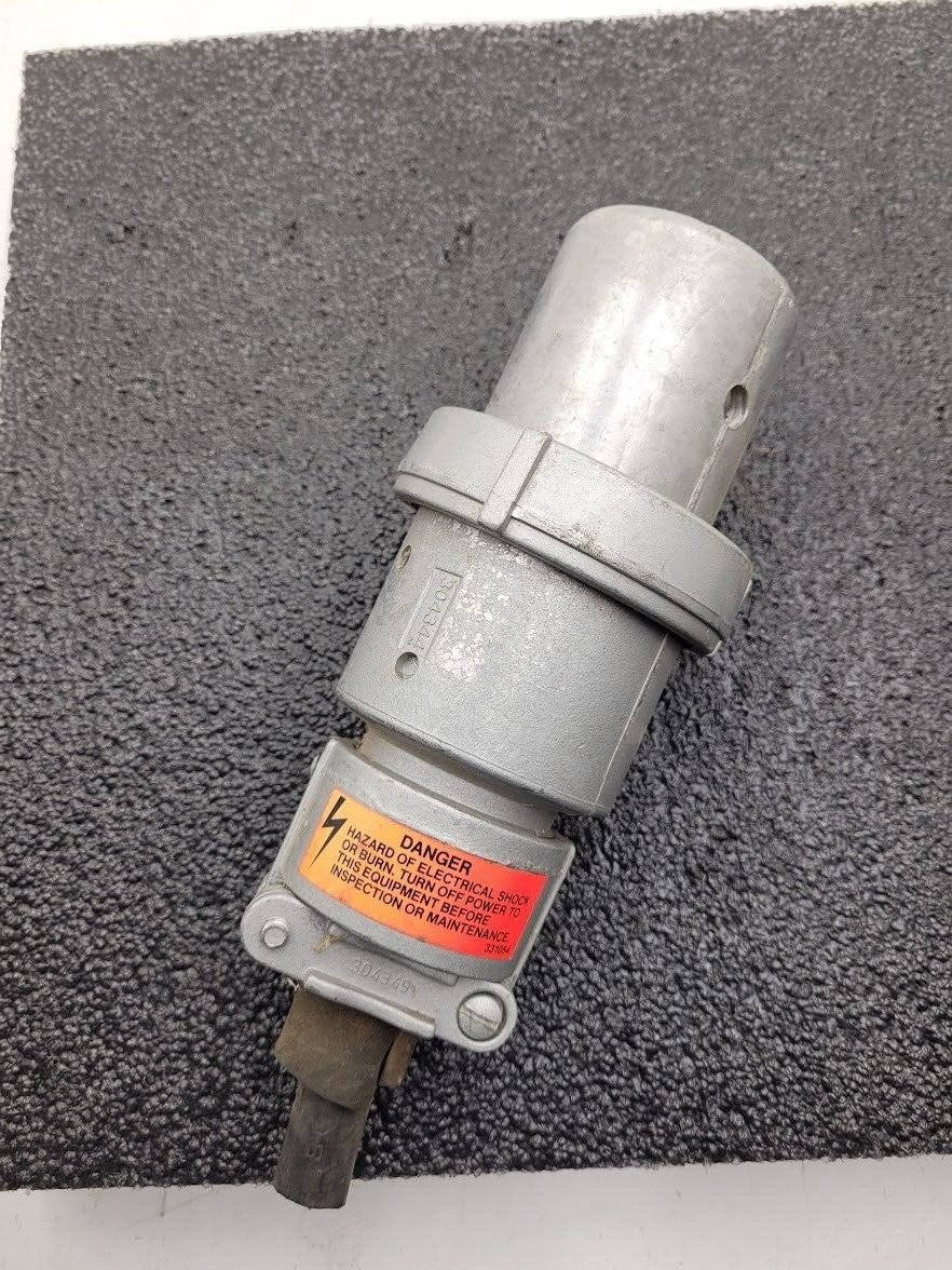 Appleton Powertite Plug ACP6044BC 60 Amp 4W 4P Male Plug 250VDC 600VAC