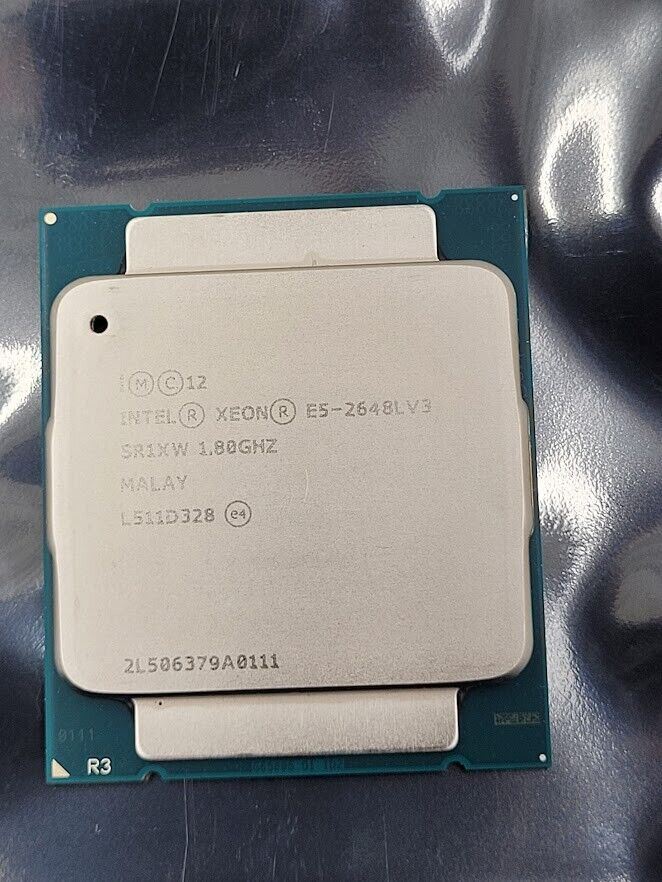 Intel Xeon E5-2648LV3 12 Core 1.8 GHz 30MB SR1XW LGA 2011-3 CPU E5-2648LV3