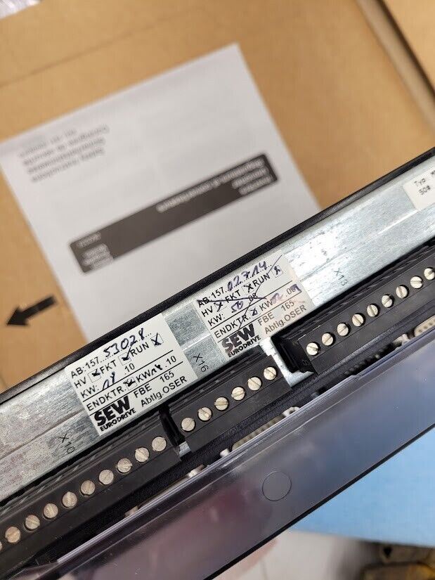 SEW Eurodrive MDX61B0008-5A3-4-OT MOVIDRIVE Servo Drive New Old Stock from 2016