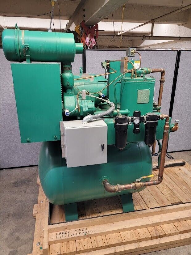Rotary Screw Joy Twistair TA-025 30hp Air Compressor 230VAC 3PH 130 gallon tank