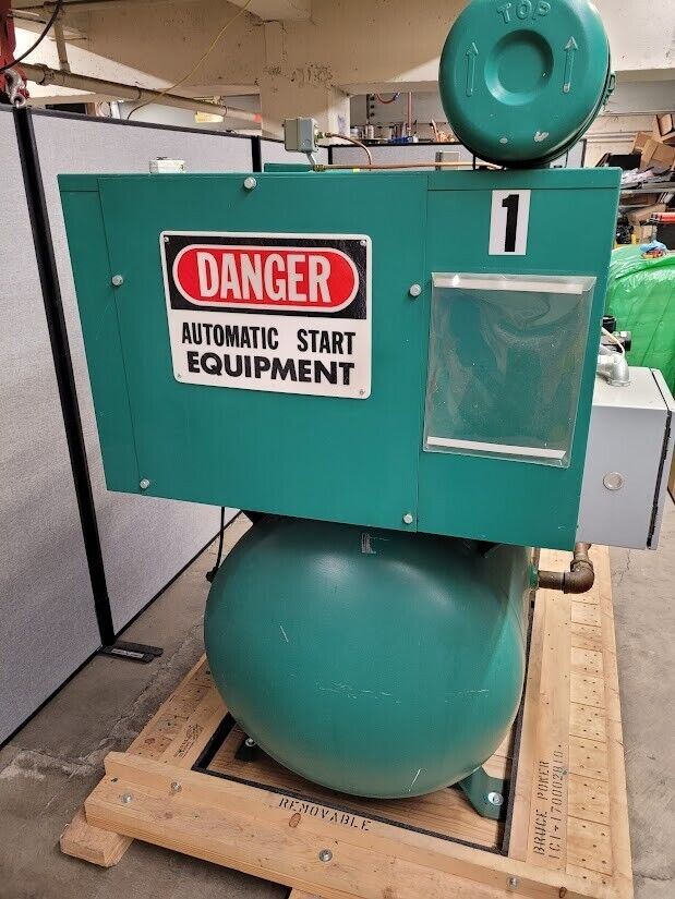 Rotary Screw Joy Twistair TA-025 30hp Air Compressor 230VAC 3PH 130 gallon tank