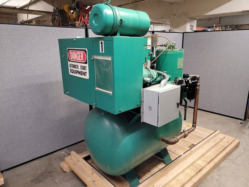 Rotary Screw Joy Twistair TA-025 30hp Air Compressor 230VAC 3PH 130 gallon tank