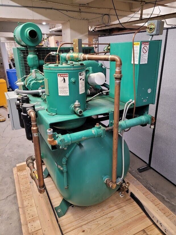 Rotary Screw Joy Twistair TA-025 30hp Air Compressor 230VAC 3PH 130 gallon tank