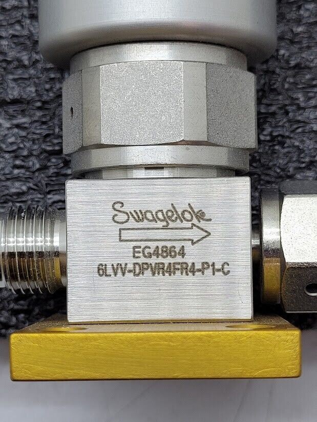 Swagelok Pneumatic Diaphragm Valve 6LVV-DPVR4FR4-P1-C 1/4 M/F VCR Fittings
