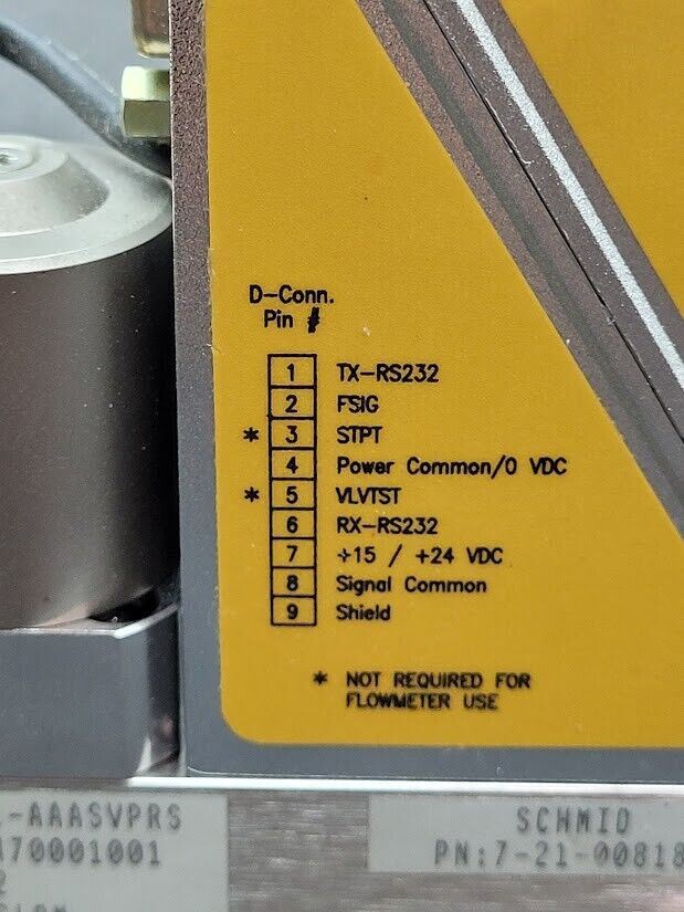 Parker Porter Digital Mass Flow Controller 701-AAASVPRS N2 5 SLPM VCR Male