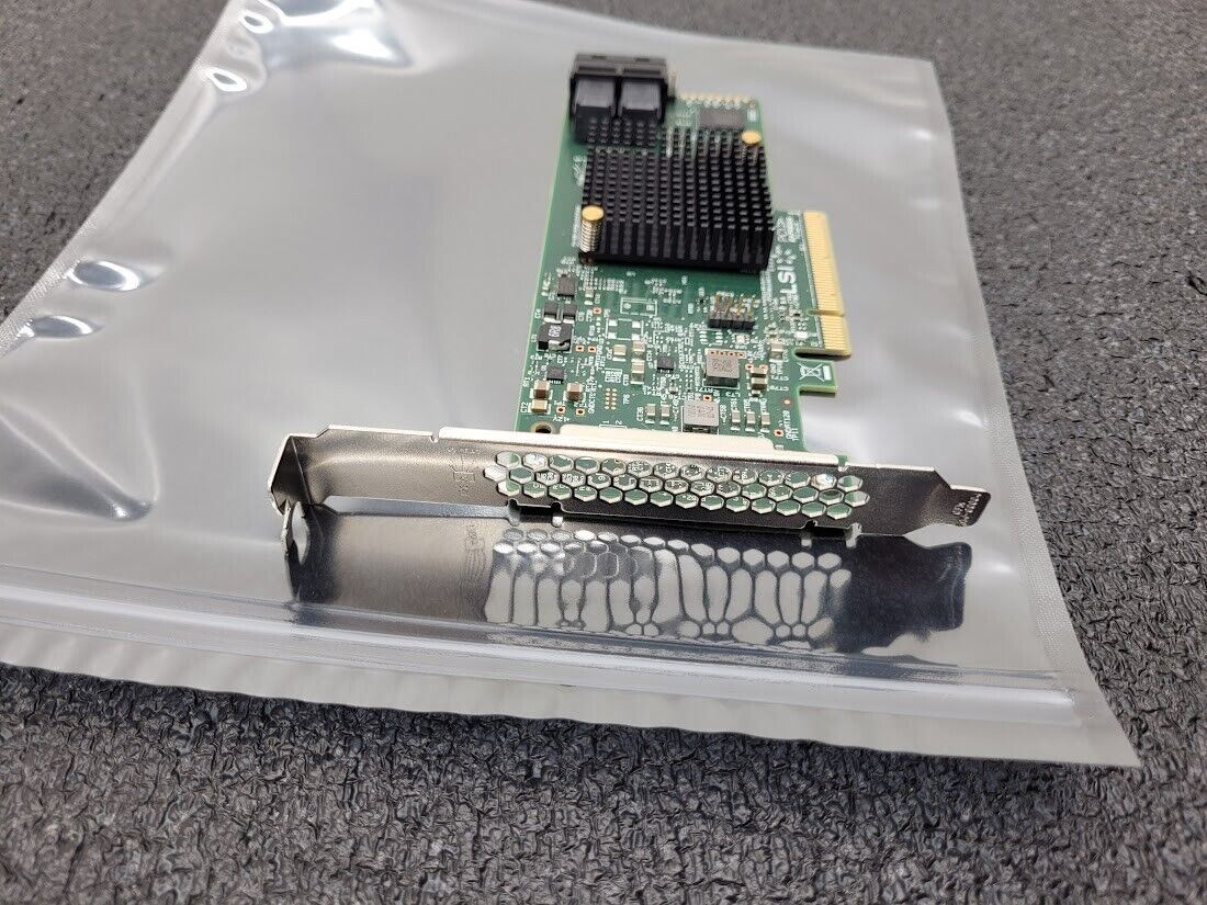 Intel RS3UC080J PCIe x8 Gen3 SAS/SATA RAID Controller HBA Tested 2x SFF-8643