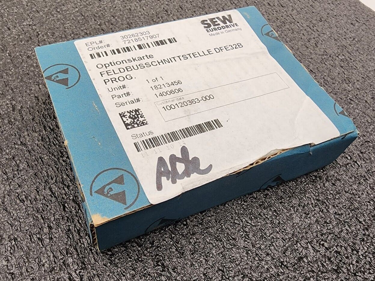 SEW EURODRIVE 18213456 Gateway Fieldbus PROFINET Interface DFE32B NEW