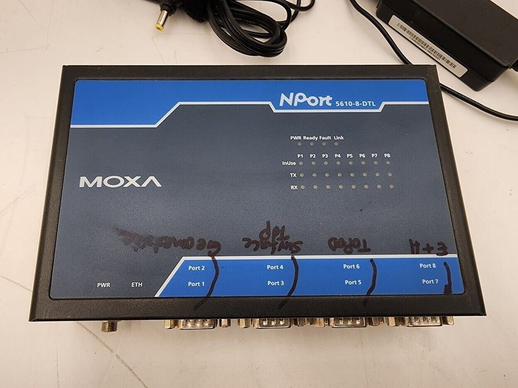 Moxa NPort 5610-8-DTL V1.0.1 Serial Device Server MSIP-REM-MXA-NPort5610-8DTL